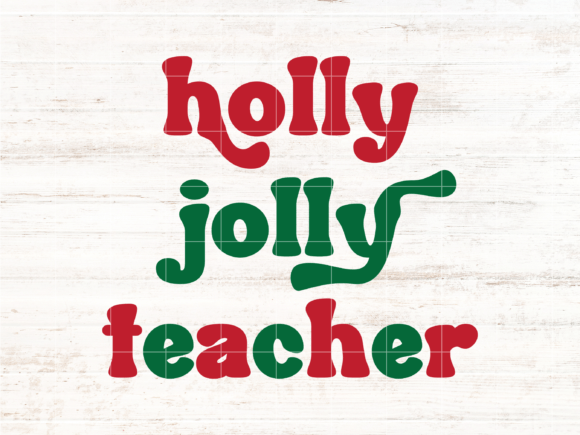 Christmas Teacher SVG - Teacher Design
