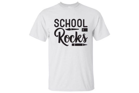 Home School Svg Design, School Rocks – A Graphics Asset for T-Shirt Designs and Branding