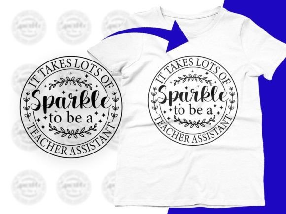 It Takes Lots of Sparkle Teacher SVG PNG: Graphics and Crafts in One