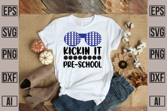 Kickin It Pre-school: A Playful Graphic Design Asset for Local Business Branding