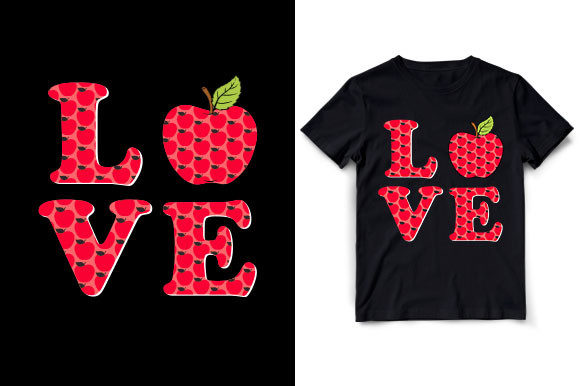 Love Teacher T-Shirt Graphics and T-Shirt Designs