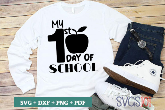 My 1st Day of School SVG Artwork