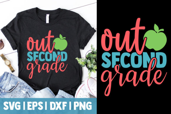 Out School T Shirt Design 05: Graphics for T-Shirt Designs