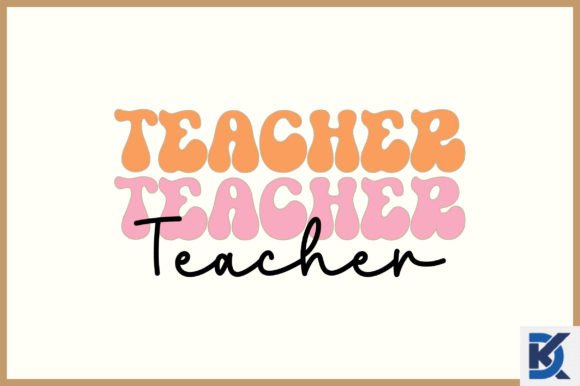 Retro Teacher SVG for Graphics and Crafts