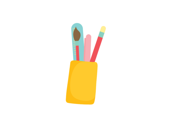 School - Stationery Pencil SVG: A Versatile Graphic for Modern Branding and Marketing