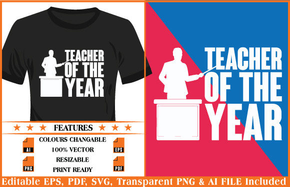 Teacher Day T-Shirt Design for Graphics and T-Shirt Designs