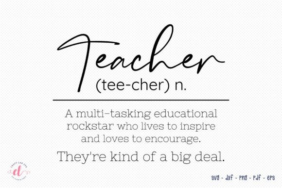 Teacher SVG, DXF, PNG, EPS, PDF